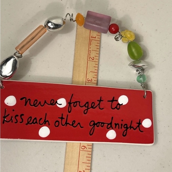 Department 56 Beaded Plaque with Silver Accents - Picture 5 of 5